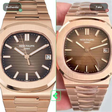 patek philippe nautilus vs fake